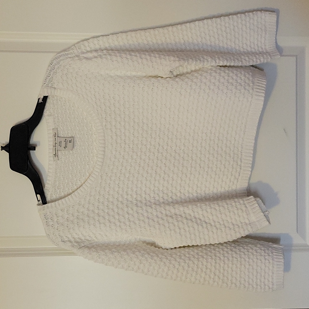 American Rag white cropped sweater